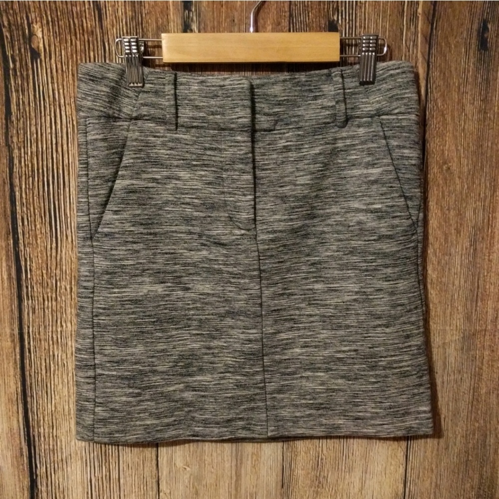 LOFT 0P Marled Stretch Knit Mini Skirt - Picture 2 of 5